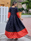 Black Colour Rayon Print Gown Collection Wholesale Online Aaradhna 2032